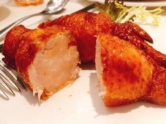 鲜虾胶酿脆皮鸡翅-港丽餐厅(高德置地店)