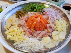 中式鱼生捞喜三文鱼-渔文乐·海鲜大排档(壹品总店)