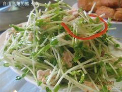 核桃仁拌豆苗-乾州食府(小雁塔店)