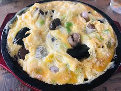 石子摊鸡蛋-北京龙庆四季香农家饭庄·灶台鱼·碳烤虹鳟鱼(龙庆峡店)