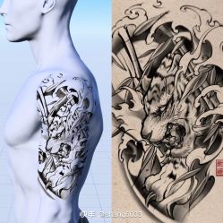 -组合纹身穿孔纹眉TATTOO