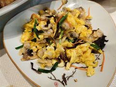 沙蚬肉炒鸡蛋-渔娘渔家丹东海鲜(东直门店)