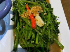 秘制虾酱炒空心菜-帕蓝·暹罗料理(曲阳店)