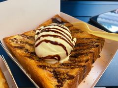 香草冰淇淋厚吐司-阿信厚吐司(曾厝垵店)
