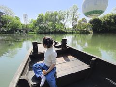 -摇橹船上船码头
