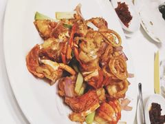 三葱爆龙虾-东海朗廷酒店-唐阁T’ANG COURT 中餐厅