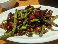干煸豆角-禧福徕盆盆香川菜馆
