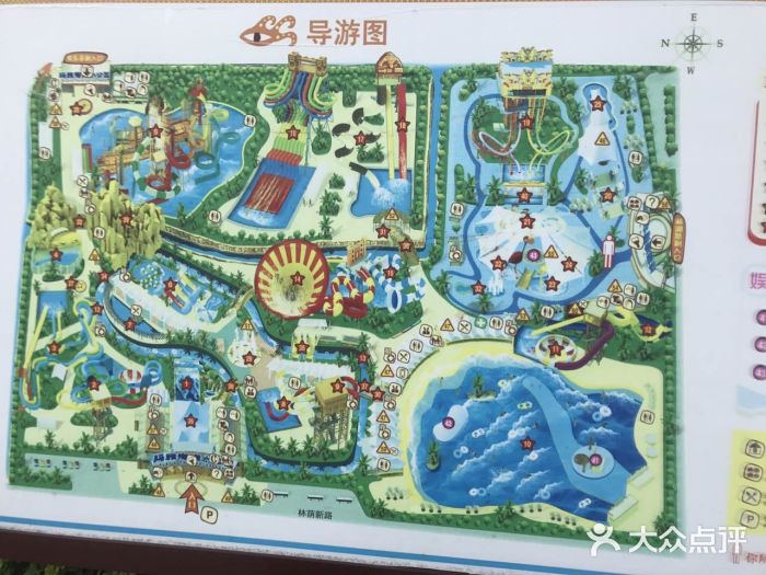 上海玛雅海滩水公园导游图图片
