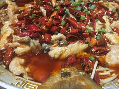 -东来菜馆•手抓海鲜家常菜•海鲜锅贴(鸽子窝店)