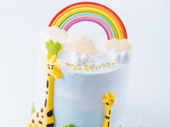 -咖咖熊蛋糕定制·蓝风车动物奶油