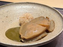 矶煮鲍鱼配鲍鱼肝酱-小十Omakase(地王大厦店)