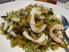 雪菜笋丝炒目鱼-明州小宴(文化广场店)
