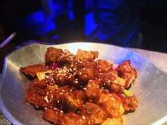 蒜香蜜汁排骨-绿茶餐厅(乐峰广场店)