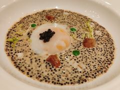 61.5度温泉蛋藜麦鹅肝粒黑鱼子-波特曼西餐厅(南岗店)