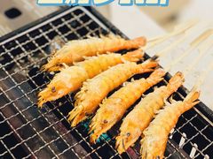 盐烤罗氏虾-白仁仔· 活烤海鲜 宵夜(豫园店)