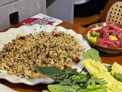 盐菜脆哨炒饭-干老庆贵州留一手烤鱼·地摊火锅(财经大学店)