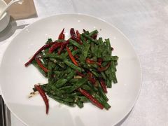 云椒菜榄炒四季豆-唐宫海鲜舫