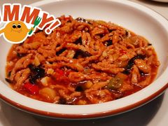 鱼香锅巴肉丝-刘胖子家常菜·蹄花焖藕(兴业店)