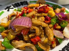 爆炒猪油渣-欧记大排档·景德菜(上海首店)