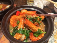 三杯虾粉丝煲-度小月(百老汇美食街店)