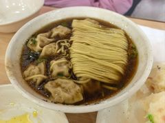 干拌面配榨菜肉丝汤-蒋家桥饺面店(东关街店)