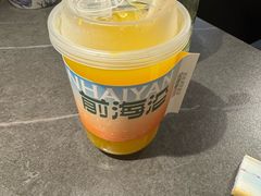 鲜榨芒果汁-前海沿·青岛菜(大拇指广场石老人店)