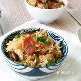 超简单又好吃的香菇腊肠焖饭