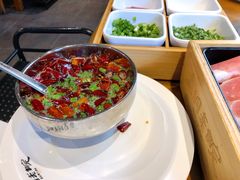 现炸辣椒油-古铜老院铜锅涮肉·清真(双井店)
