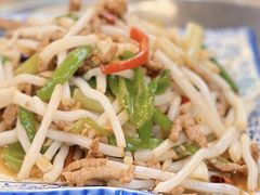 毛草根炒肉丝-老味道1992(武当山店)