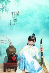 -后宫·古装汉服京剧儿童亲子全家福摄影