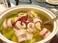 藤椒水煮小管-扬州香格里拉·香宫中餐厅