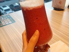 草莓火龙果优酪奶盖-必胜客(紫竹桥苏宁店)