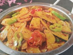 干锅板筋土豆片-刘记猪蹄(铁岭店)
