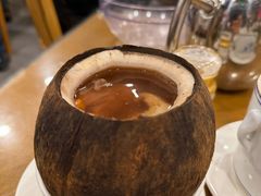 黑豆家鸡炖原只椰子汤-大唐靓汤江门私房菜(景田店)