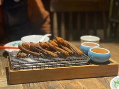 干炸带鱼-老头儿真传-老头儿油爆虾(胜利河美食街店)