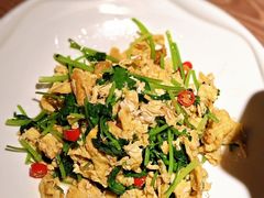 香菜炒土鸡蛋-周家二小姐的菜(西津渡店)