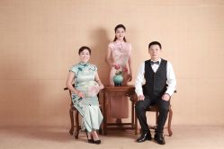-时光纪亲子全家福照相馆(静安店母女写真父母纪念照)