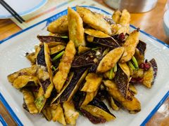 风味茄子-渔家小院观海海肠捞饭地方菜(环海中路店)