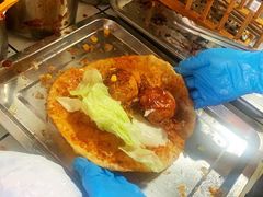 -小红车炸蛋葱油饼