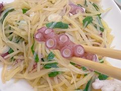 八爪鱼炒土豆丝-松云居.大连人.大连菜