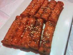 烤蟹柳-早酒肖汉老味拌面