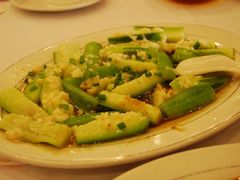 蒜蓉蒸丝瓜-君豪大酒店-东海渔村中餐厅