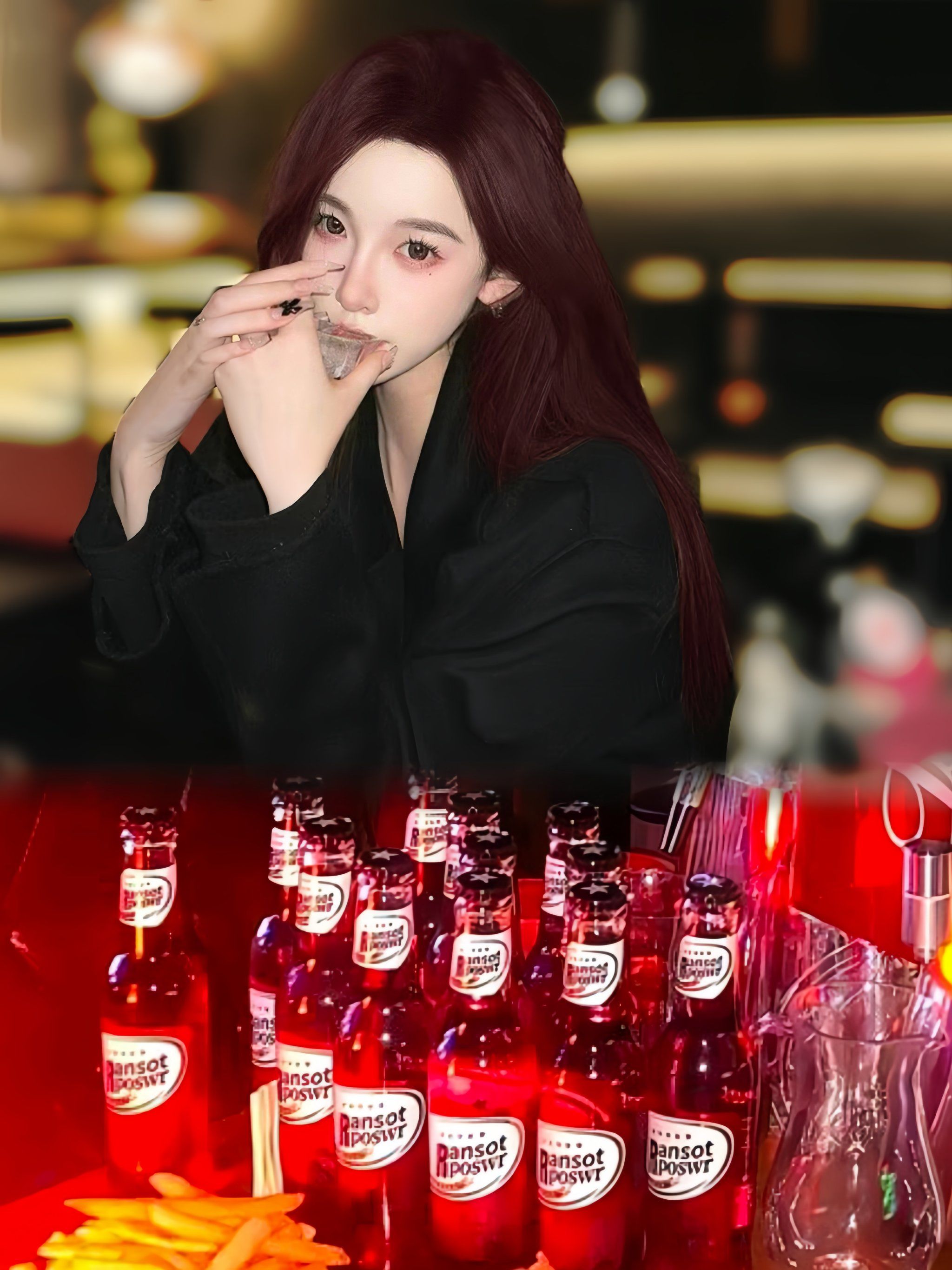 和姐妹一起打球喝酒聚会