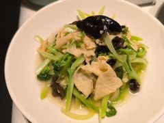 豆皮拌菜心-江城小馆陕南妈妈菜·全球旅行餐厅(钟楼店)