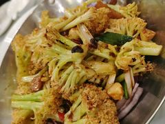 干锅有机菜花-京天红酒家(马家堡店)