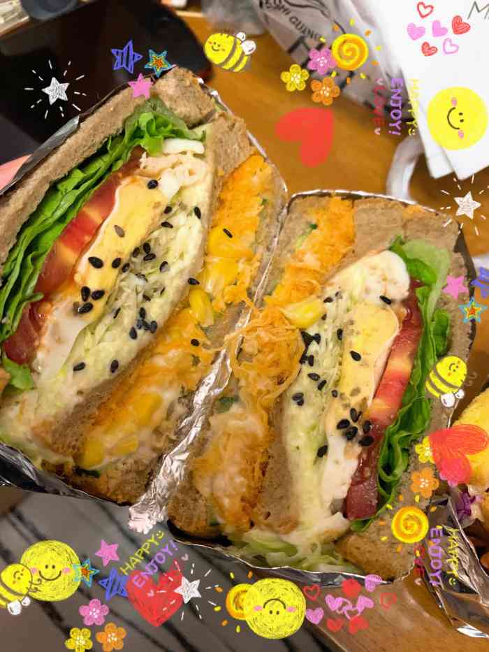 mr·三明治(威高国美店)-"尹可时光三明治,在威高对面小胡同里,这次.