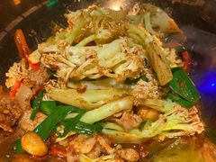 香锅花菜-绿茶餐厅(乐峰广场店)