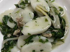 荠菜冬笋肉丝炒年糕-蘭心餐厅(进贤路店)