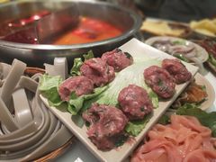香菜牛肉丸-朱氏胖子烂火锅(洪崖洞店)