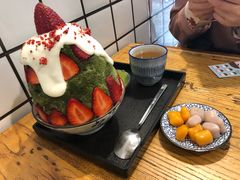 草莓抹茶冰-WONDER ICE 萬得冰田(建設路总店)